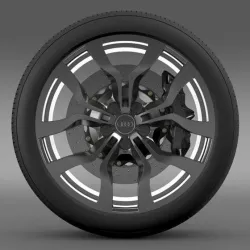 Audi R8 V10 Spyder 2013 wheel