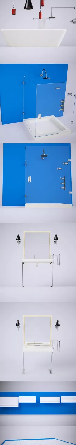 Bathroom Set (VrayC4D)