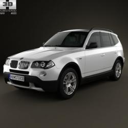 BMW X3 F25 3D Model (2012) - 3DCADBrowser