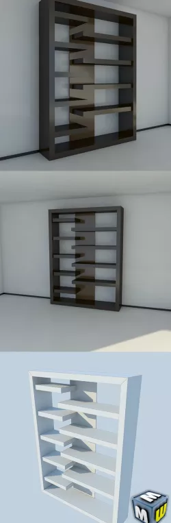 Bookshelf 3 MAX 2011