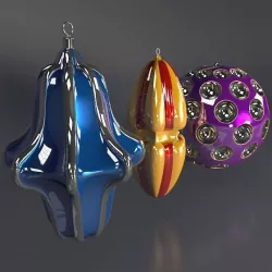 Christmas tree decoration set