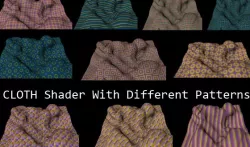 Cloth Shader With 10 Different Patterns