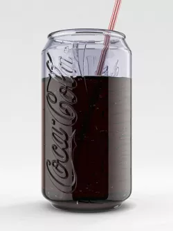 Coca Cola Can Glass