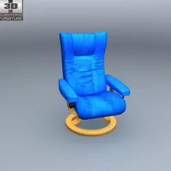 Colibri armchair - Ekornes Stressless - 3D Model.