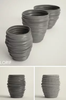 Dedon Babylon vases set