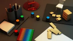 Desk With Random Stuffs