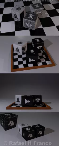 Dice, Chess theme