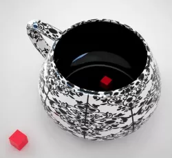 Double Sided Painted Ceramic