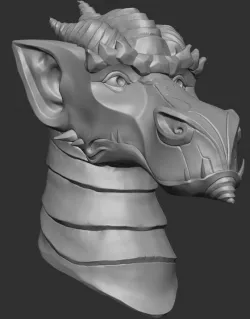 Dragon Head Sculpt