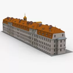 European retro building