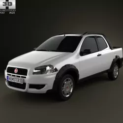 Fiat Strada Long Cab Working 2012