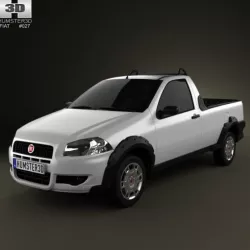 Fiat Strada Short Cab Working 2012