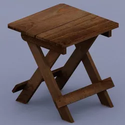 Foldable Wooden Stool