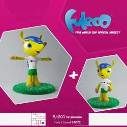 Fuleco The Armadillo 3D Model