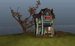 Game Rez Caricature Ghost House