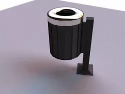 garbage can - vray for maya