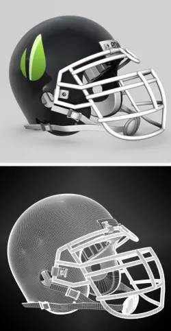 Generic NFL Football Helmet