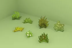 Grass pack low poly