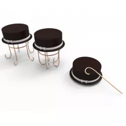 Hat & Walking Stick Concept Table