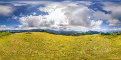 HDRI As Mountains And Clouds