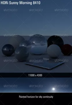 HDRi Sky Sunny Morning 8410