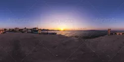 HDRI Sunset From The Pier