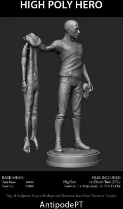 High Poly Hero