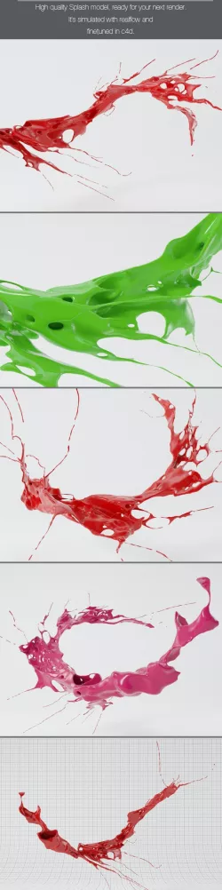 Highly Detailed Paint Splash