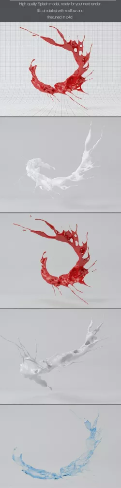 Highly Detailed Paint Splash