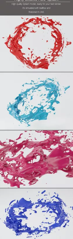 Highly Detailed Paint Splash V4.2