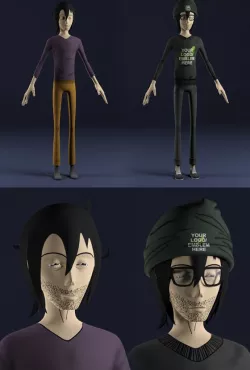 Hiki - Character Pack For Animation
