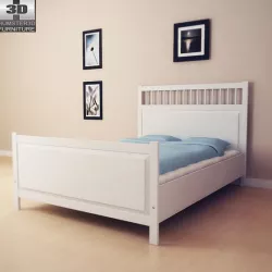 IKEA HEMNES Bed 2 - 3D Model.