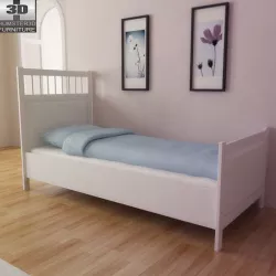 IKEA HEMNES Bed - 3D Model.