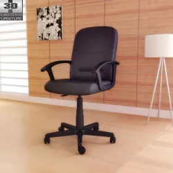 IKEA MOSES Swivel chair - 3D Model.