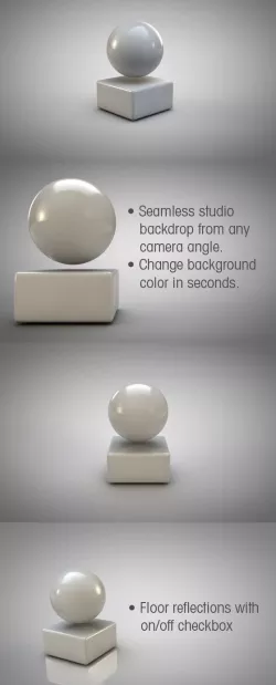 Infinite Backdrop Studio + HDRI image