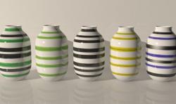 KÄHLER Primavera Ceramic Vases 3d model