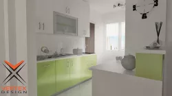 Kitchen Design Ready for Rendering