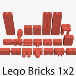 Lego Bricks 1x2