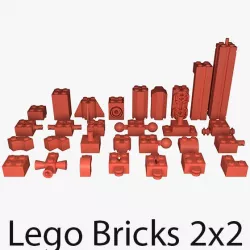 Lego Bricks 2x2