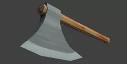 Low Poly Axe