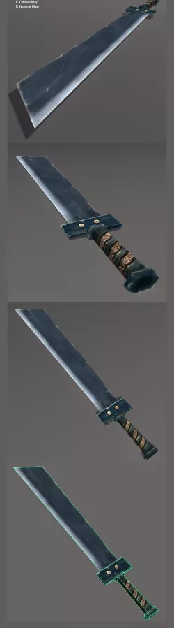 Low Poly Big Sword