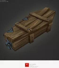 Low Poly Coffin