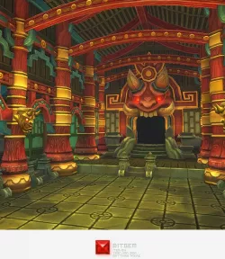 Low Poly Dojo Interior Kit