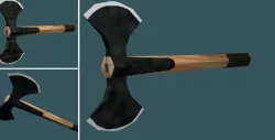 Low Poly Double Axe