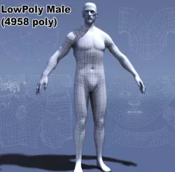 Low Poly Male Human