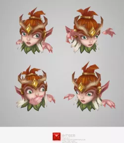 Low Poly Micro Druid Lara