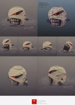 Low Poly Micro Mummy Taal