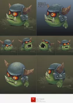 Low Poly Micro Orc Gronk