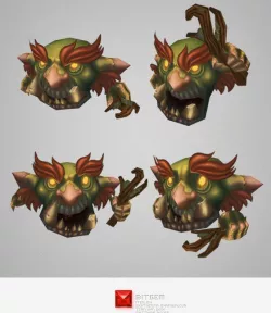 Low Poly Micro Troll Malak