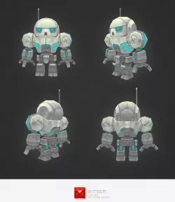 Low Poly Mini Mech